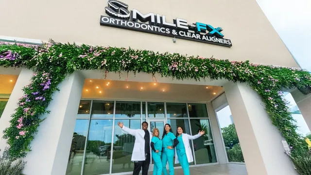 Entrance to the SMILE-FX orthodontic studio